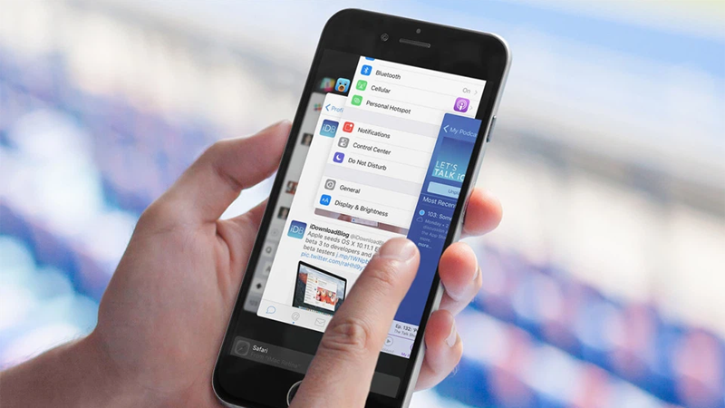 Bạn c&oacute; thể giải ph&oacute;ng c&aacute;c ứng dụng chạy ngầm bằng cửa sổ đa diện